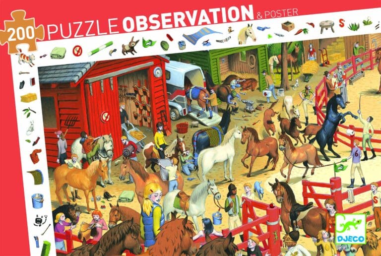 Puzzle observation - Equitation 200 pcs