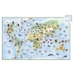 Puzzle observation - Animaux du monde + livre 100 pcs