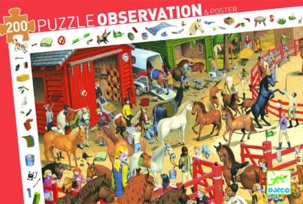 Puzzle observation - Equitation 200 pcs