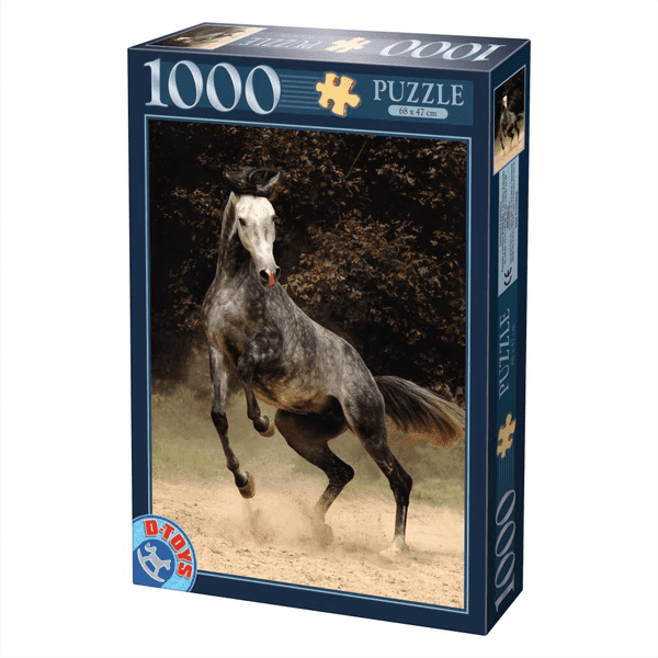 Puzzle 1000 pièces : Cheval Gris Puzzle 1000 pièces : Cheval Gris