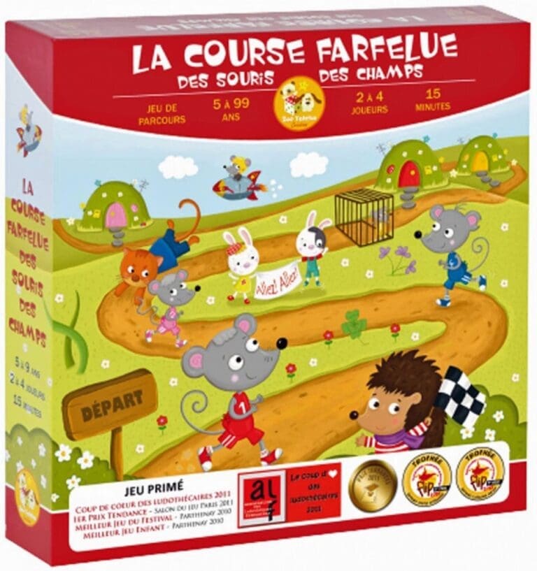 La course farfelue des souris des champs La course farfelue des souris des champs