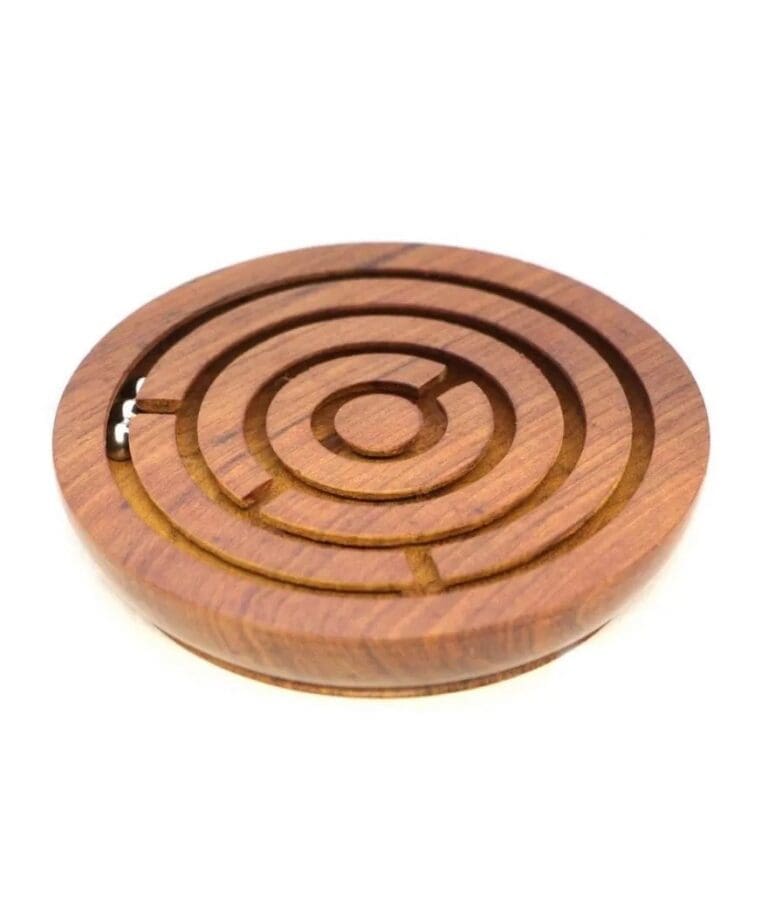 Labyrinthe bois 13 cm