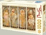 Puzzle 1000 pièces : Mucha, Moment/Journée
