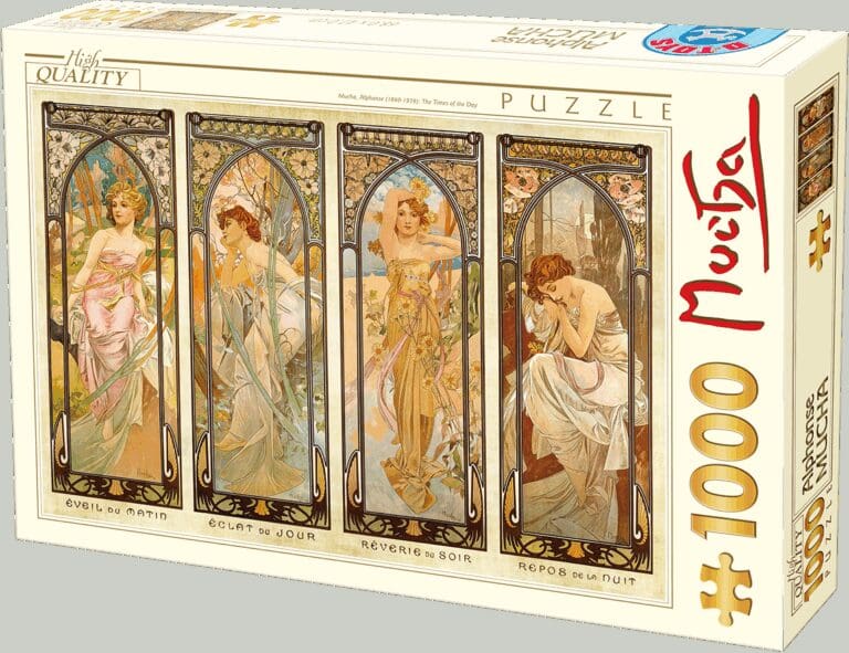 Puzzle 1000 pièces : Mucha, Moment/Journée