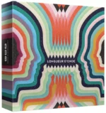 Boîte colorée aux profils humains multicolores symétriques