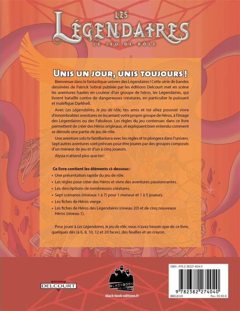 Les Légendaires : Le jeu de Rôle