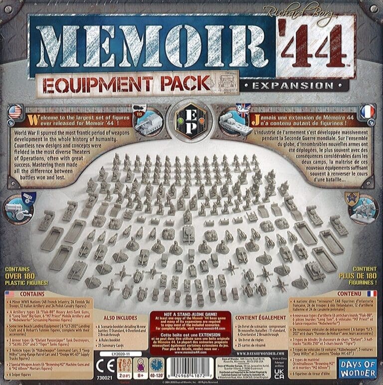 Mémoire 44 - ext. Equipment Pack