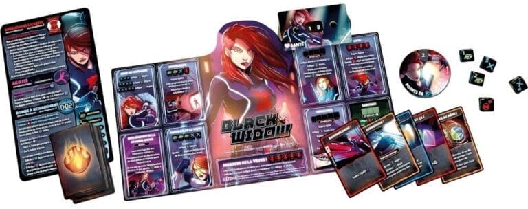 Dice Throne Marvel - Black Panther, Captain Marvel, Black Widow, Dr Strange