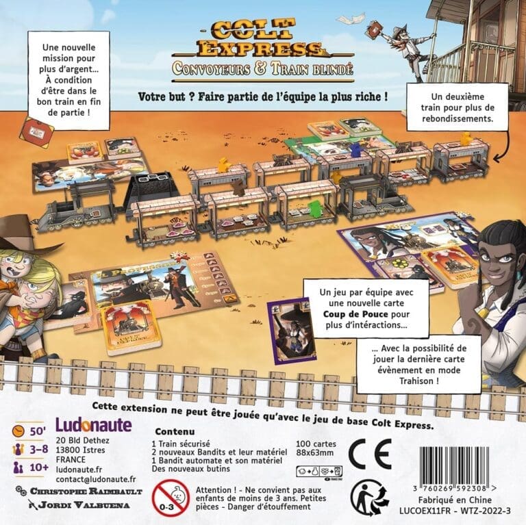 Colt Express : Convoyeur & Train Blindé
