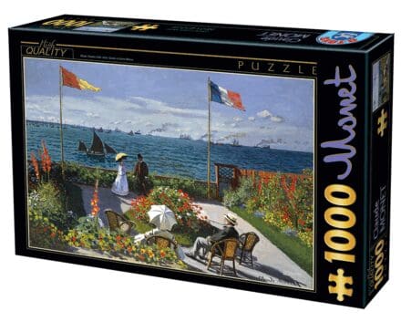 Puzzle 1000 pièces : Monet - Terrasse à Sainte Adresse