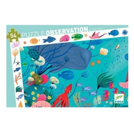Puzzle observation - Aquatique 54 pcs