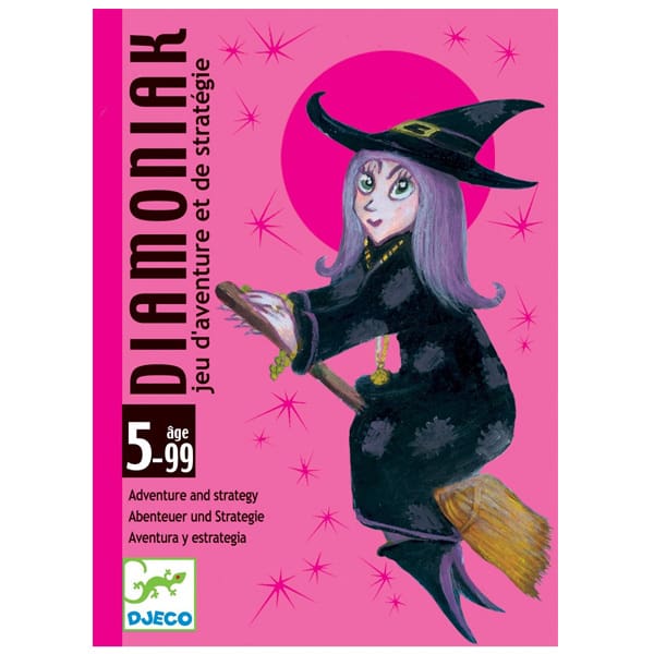diamoniak Boîte jeu Diamoniar sorcière magique rose vif
