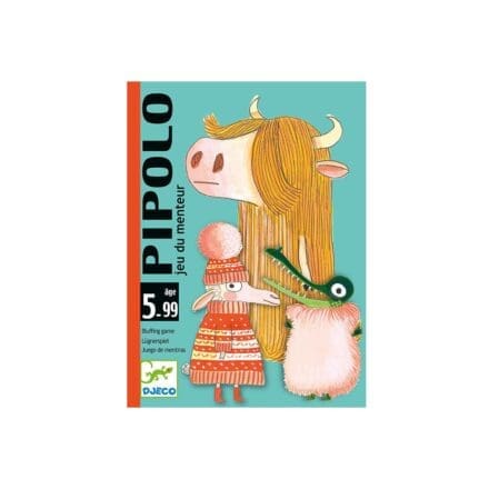 Jeu de société Pipolo Djeco avec personnage et animaux colorés
