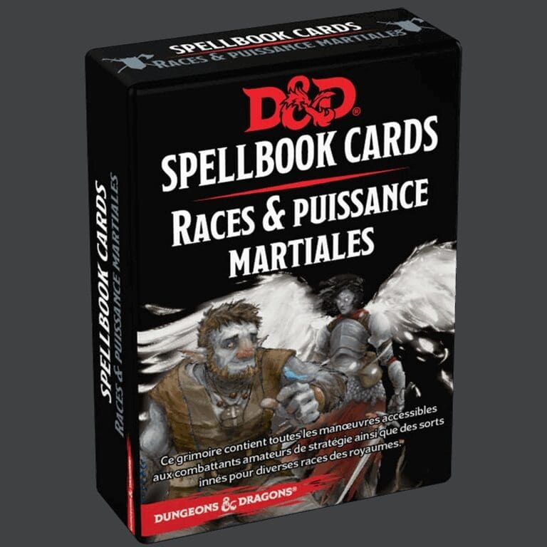 D&D 5 : Cartes de sorts Martial