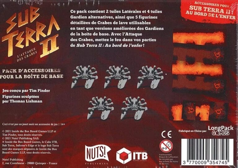 Sub Terra 2 – Pack de Figurines L’attaque des Crabes