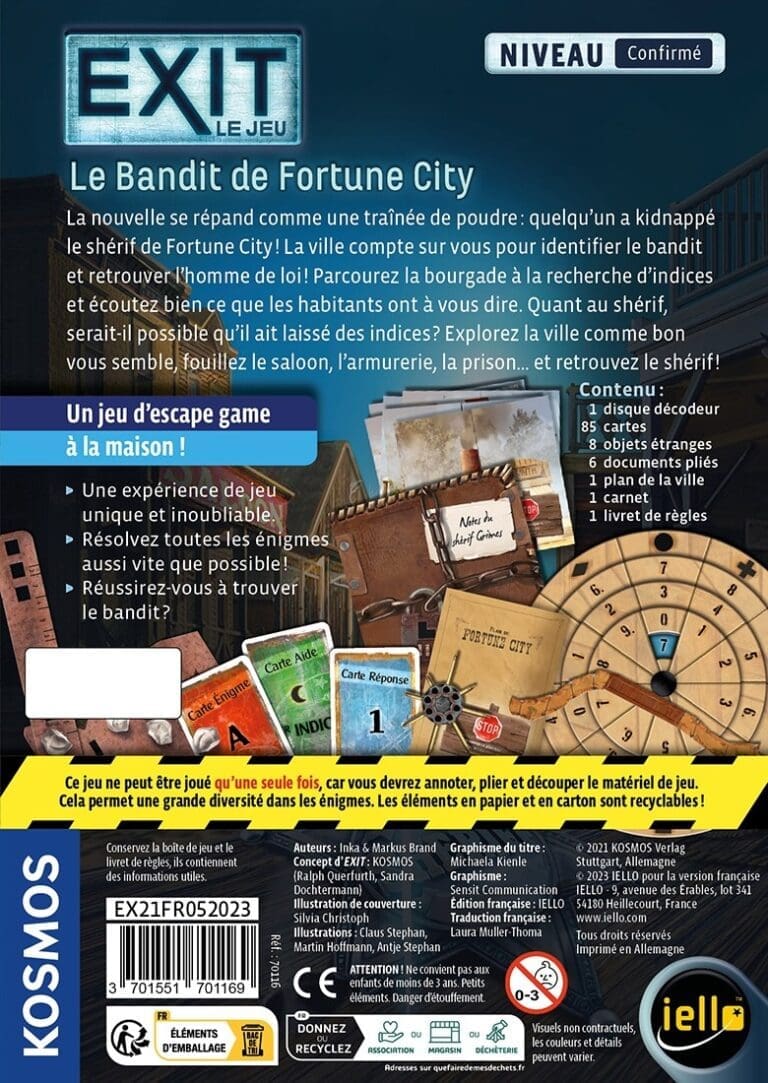 Exit - Le Bandit de fortune City