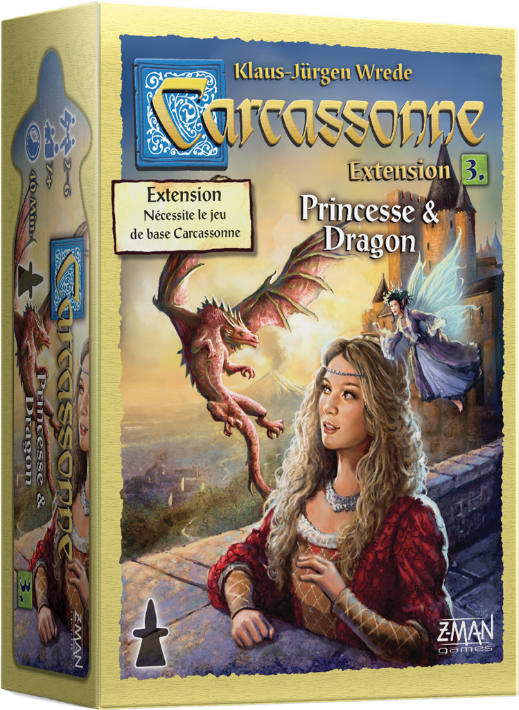 Carcassonne - ext. Princesse et Dragon Carcassonne - ext. Princesse et Dragon