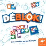 Logo Deblok, jeu de puzzle coloré avec blocs