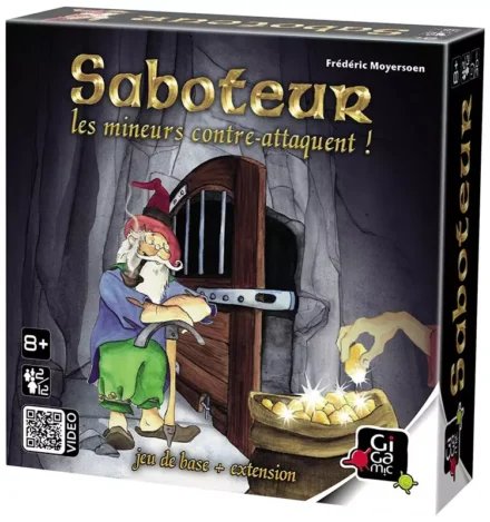 Boîte jeu Saboteur, les mineurs contre-attaquent