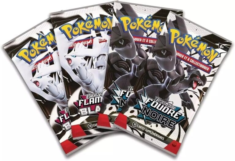 Pokémon EV10.5 : Coffret Poster Pokémon Foudre Noire & Flamme Blanche
