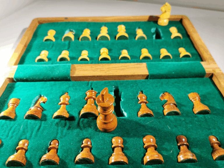 Coffret échecs magnétique - 30cm - Palissandre