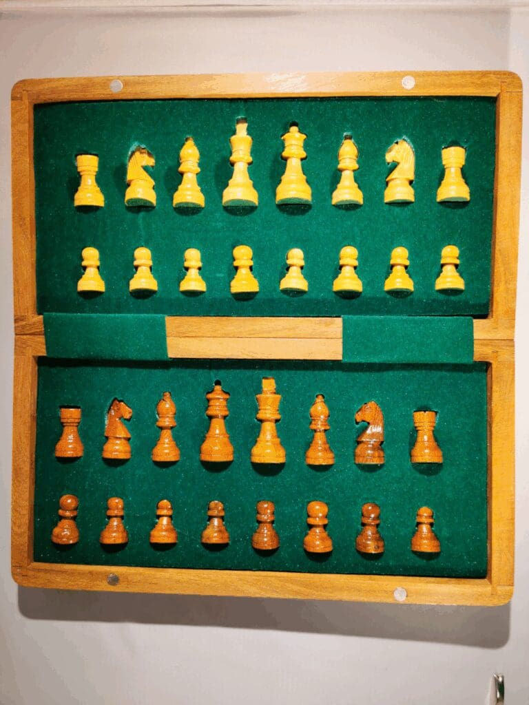 Coffret échecs magnétique - 30cm - Palissandre