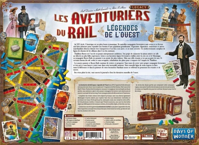 Les Aventuriers du Rail : Legacy - Légendes de l’Ouest