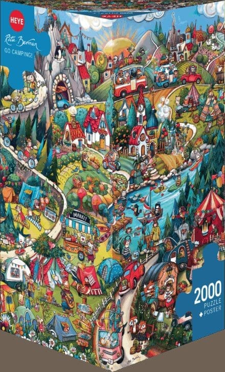 Puzzle 2000 pièces : Go Camping