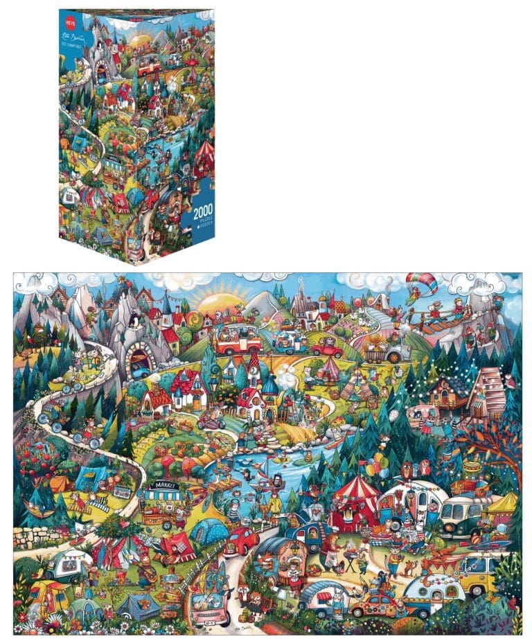 Puzzle 2000 pièces : Go Camping