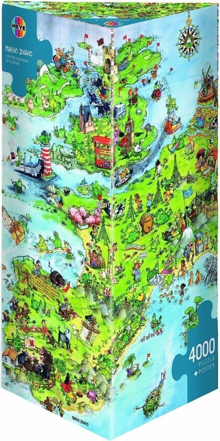 Puzzle 4000 pièces : Degano, United Dragons of Europe
