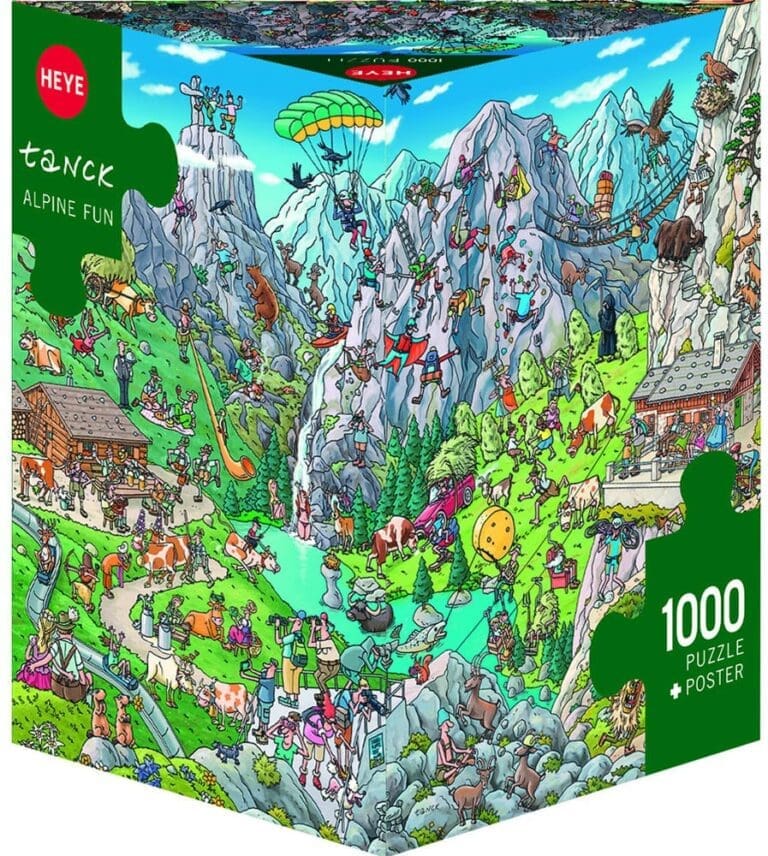 Puzzle 1000 pièces : Alpine Fun, Tanck