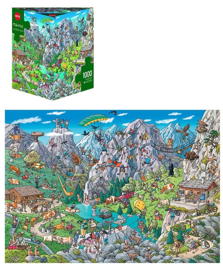 Puzzle 1000 pièces : Alpine Fun, Tanck