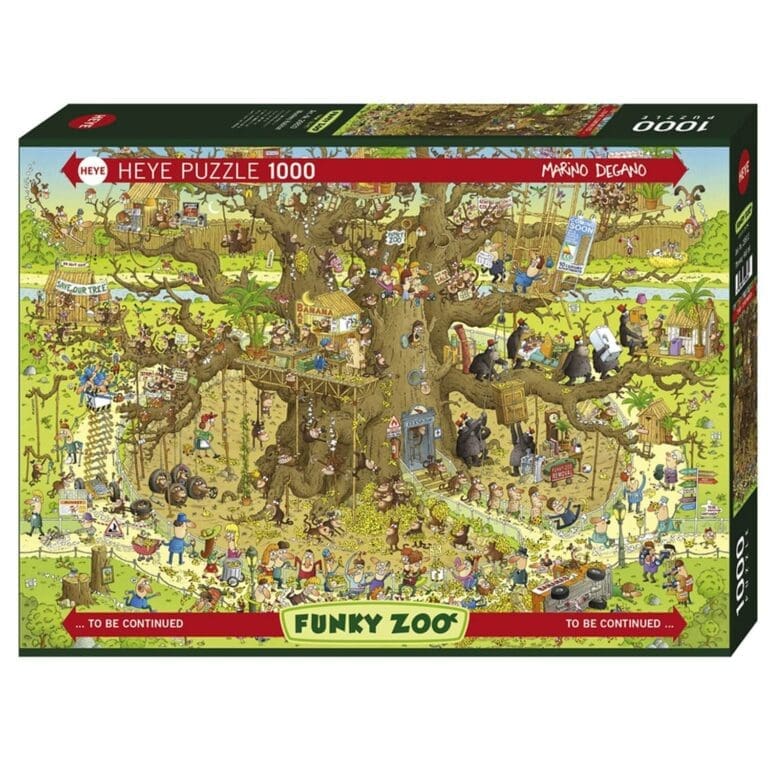 Puzzle 1000 pièces : Singes Habitat Puzzle 1000 pièces : Singes Habitat