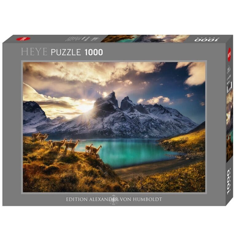 Puzzle 1000 pièces : Alexander, Guanacos Puzzle 1000 pièces : Alexander, Guanacos