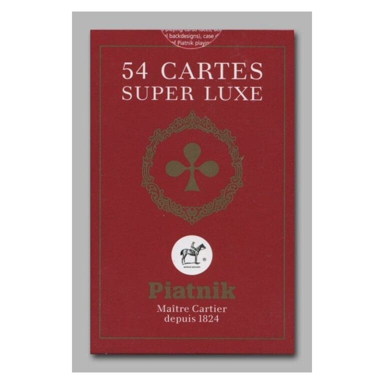 54 cartes - Clasiques Piatnik étui carton 54 cartes - Clasiques Piatnik étui carton