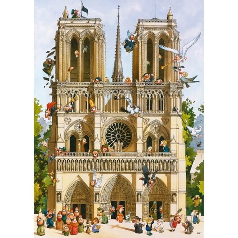 Puzzle 1000 pièces : Vive Notre Dame