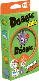 Boîte du jeu Dobble Kids verte