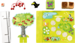 Jeu éducatif jardin avec arbre et accessoires