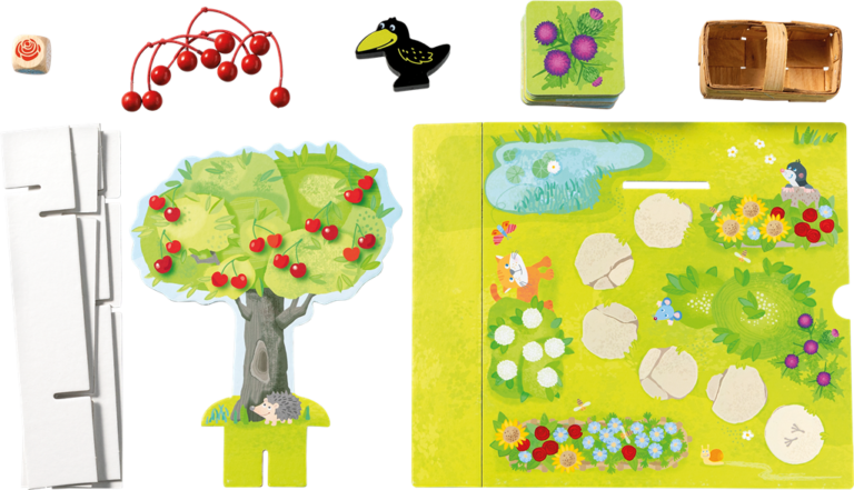 Jeu éducatif jardin avec arbre et accessoires