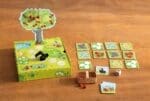 Jeu de société enfant avec arbre et cerises