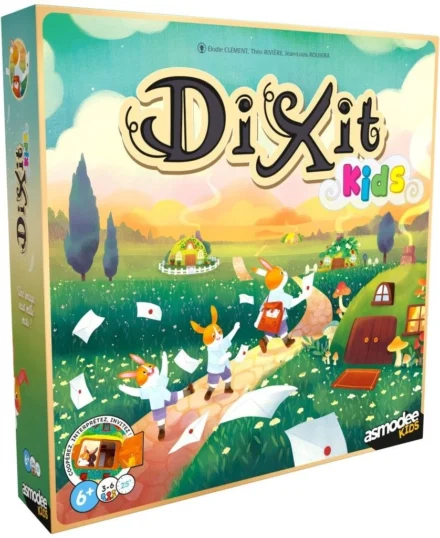 Boîte du jeu Dixit Kids colorée