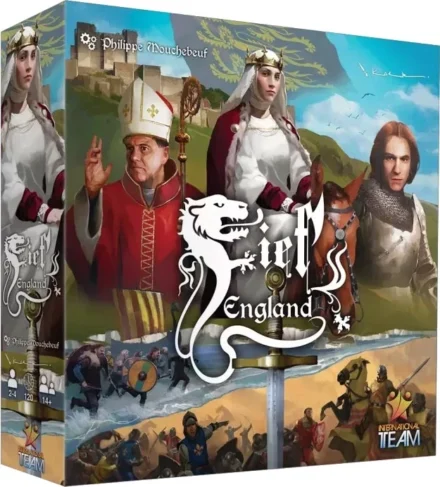 Boîte du jeu de société médiéval Fief England