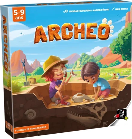 Jeu éducatif Archéo pour enfants explorateurs