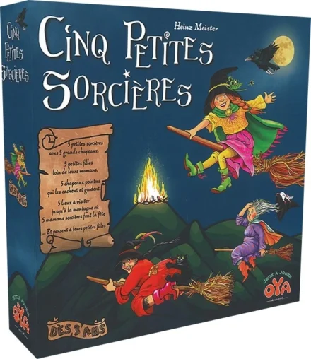 Boîte du jeu Cinq Petites Sorcières pour enfants