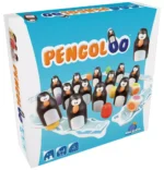 Boîte du jeu de société Pengoloo avec pingouins.