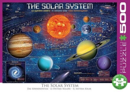 Puzzle 500 pièces XXL : Système Solaire