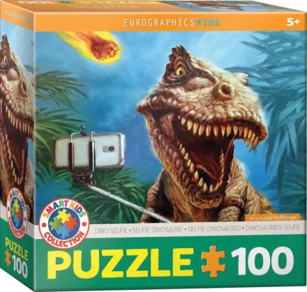 Puzzle 100 pièces : Selfie Dino