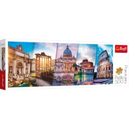 Puzzle 500 pièces Panoramique : Voyage en Italie