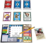 Jeu de société espionnage avec cartes et plateau