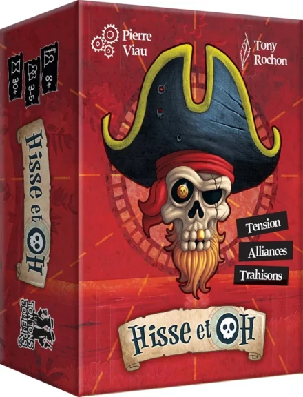 Boîte de jeu Hisse et Oh pirate